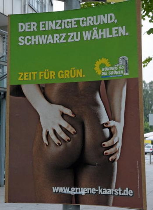 NRW-Kommunalwahl - Wahlplakat Grüne