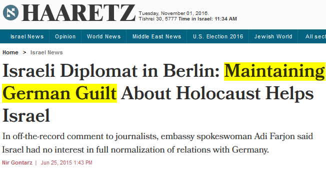 2015-06-25-haaretz_israeli_diplomat_in_berlin_maintaining_german_guilt_about_holocaust_helps_israe